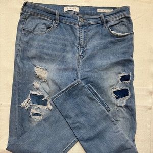 PacSun Mid Wash Ripped Denim